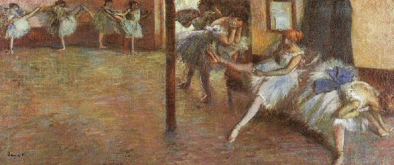 Edgar Degas Ballet Rehearsal oil painting image